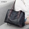 Viney Women's Large Capacity Leather Tote Bag