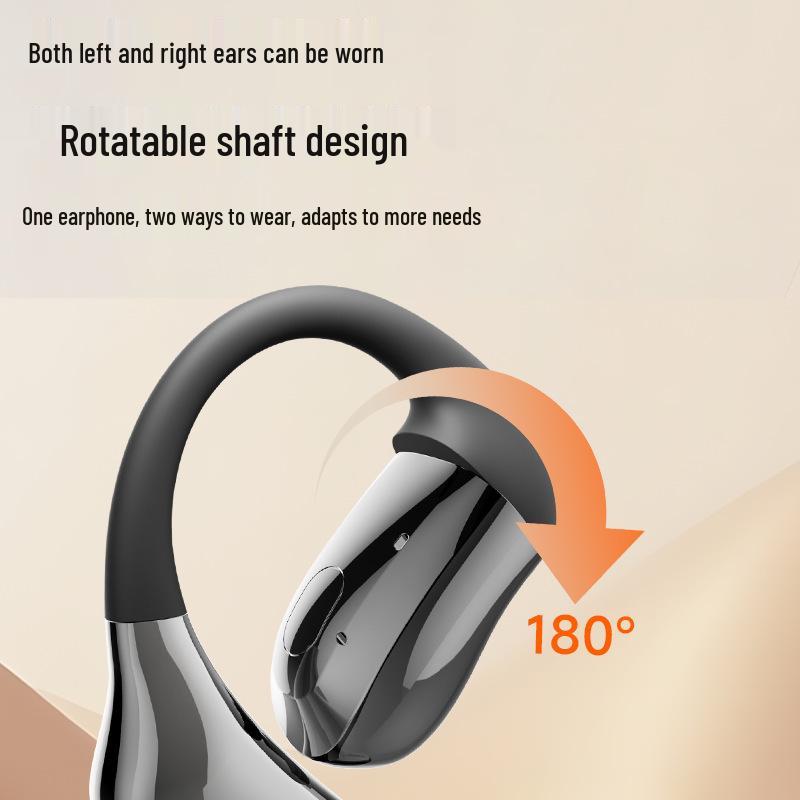 T30 Wireless Bluetooth Sport Ear Hook with Noise Canceling, Long Battery Life, Single Ear Design
