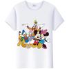 Kawaii Cartoon Mickey Mouse Loose Clothes Summer Blouses T-shirt White Gothic Tees Harajuku Tops Tshirt Unisex