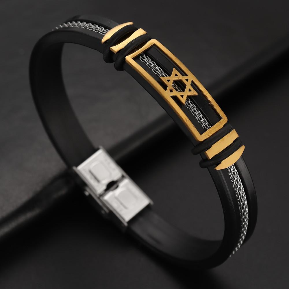 

Стильный минималистский браслет Ethos Starlite Patterned для пары, панк-спортивный силиконовый браслет, хип-хоп, праздничный подарок, аксессуары для вечеринок чёрный