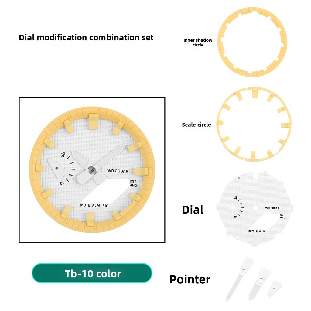 GA2100 watch Accessories Mod kit For Casio G-shock GA-2100 2110 Watch Scale Ring Metal dial Set | Steel case rubber strap Parts
