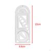 Geometrisches Lineal Präzise Bastel-Zeichenlineale zum Nähen, Holzbearbeitung, Bauen