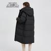 SNOWFLYING Women's Mid-Length Hooded Down Jacket