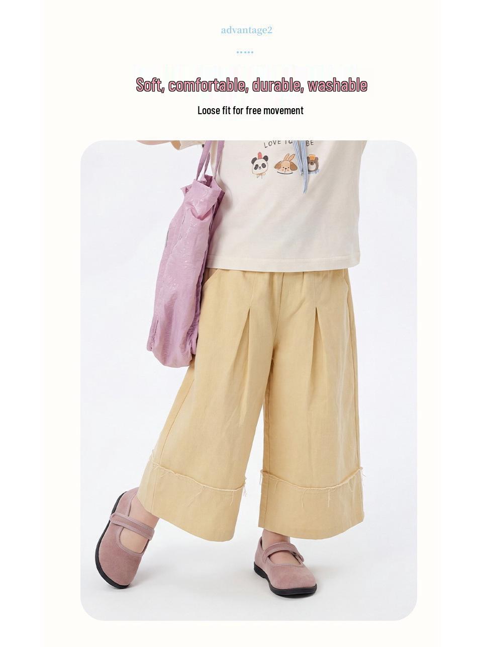 Large Size Girls  Plaid Suspender Dress Two-Piece Set 110 cm