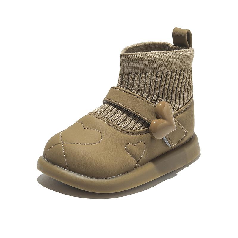 Baby Shoe Female Baby Snow Boot Winter Kid High Top Short Boot Waterproof Anti Slip Warm Plush Kid Ankle Boot Botas Para Niña