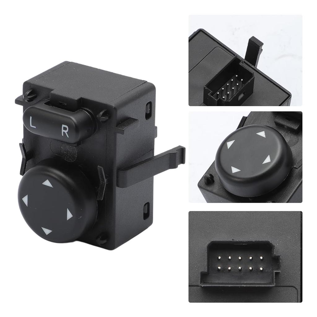 901-5202 Heavy Duty Power Mirror Switch Front Driver Side Compatible with Freightliner Cascadia 2007-2017, Side Mirror Adjustment Switch 15829700SR