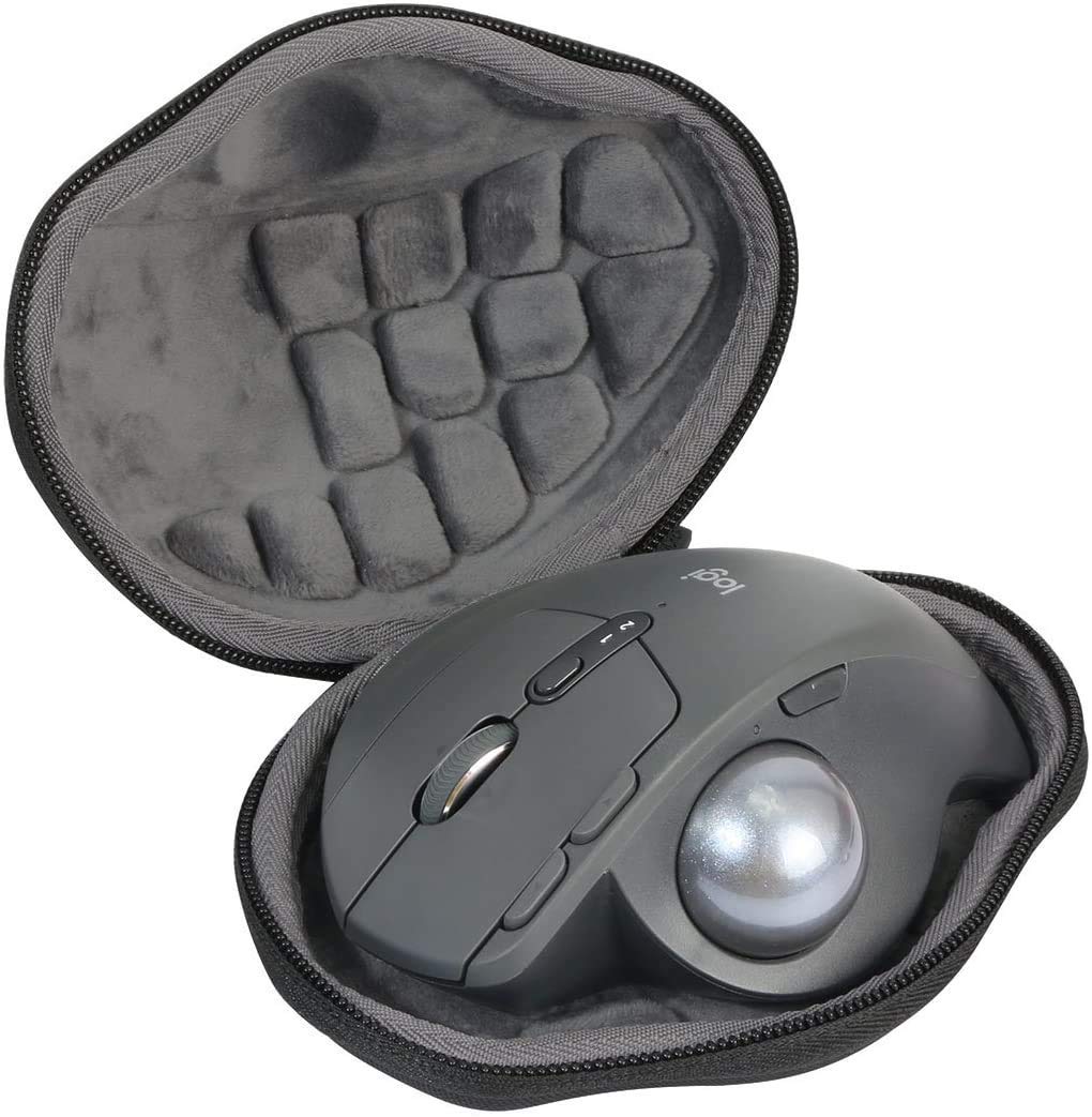 

Logitech MX ERGO MXTB2d/MXTB1s Bluetooth Wireless Trackball with Convenient Hard Case Bag for Travel, Black - co2CREA (Case Only)