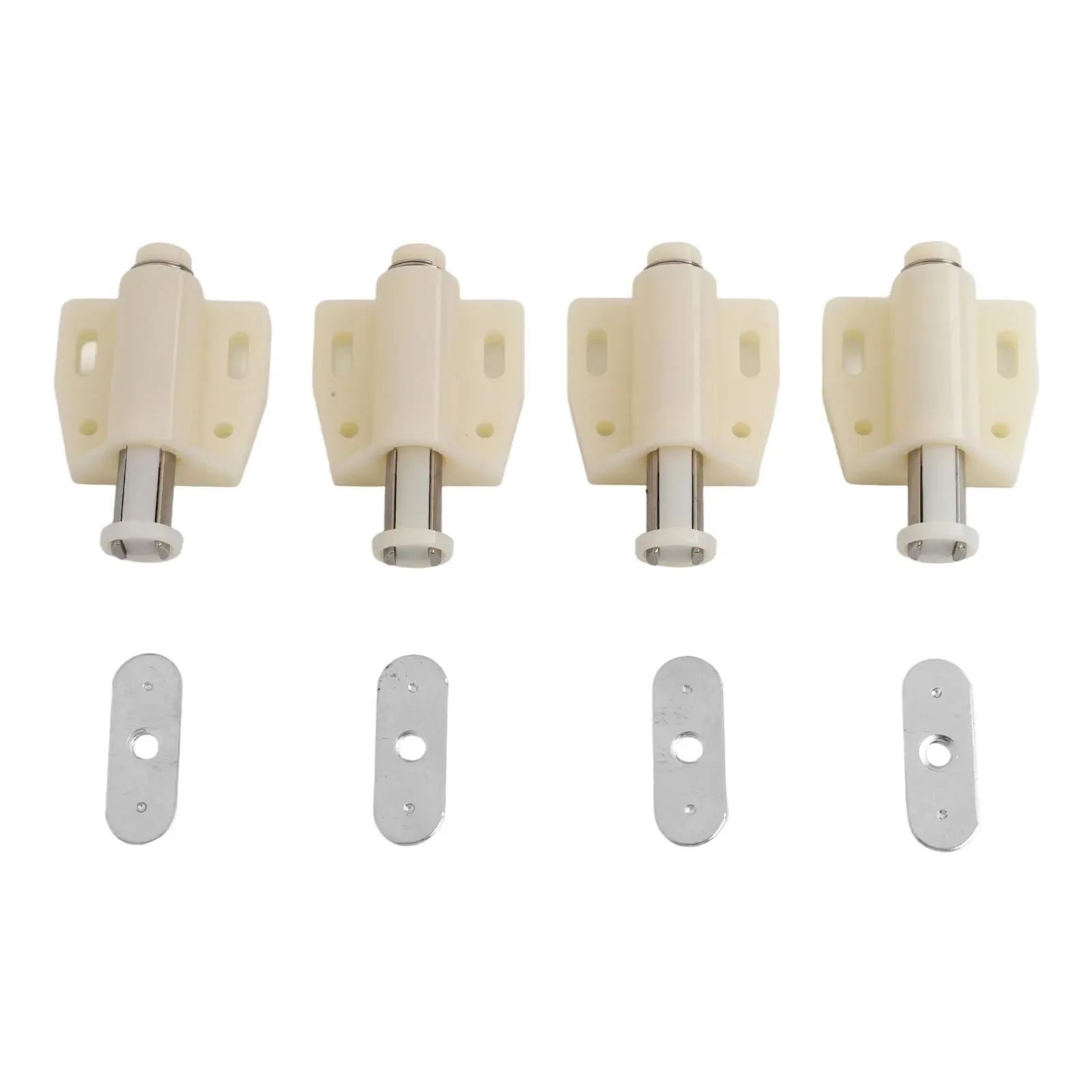 

Touch Latch High Quality Push To Open Magnetic Drawer Cabinet Doors Latch Catch for Kitchen Cupboard Easy to Use білий