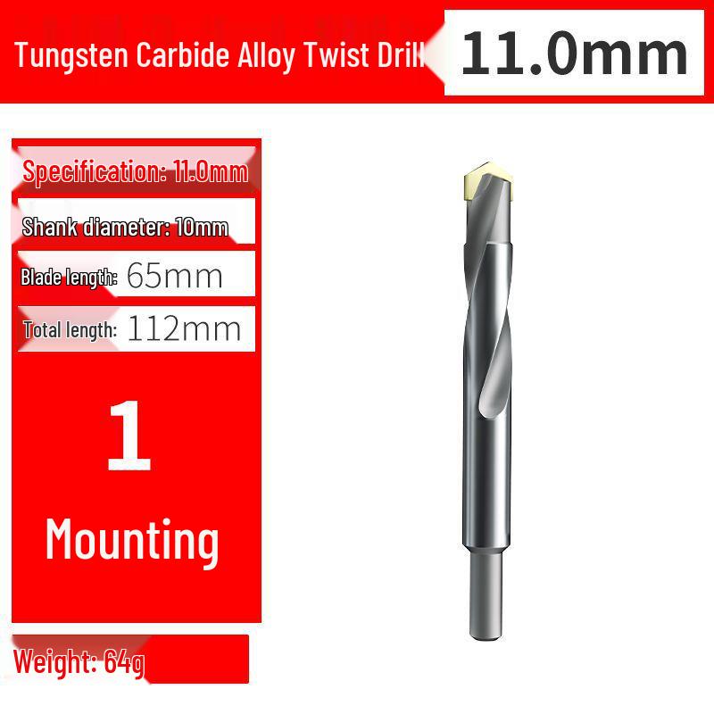 Premium Tungsten Steel Alloy Drill Bit - Super Hard, Stainless Steel Twist for Drilling
