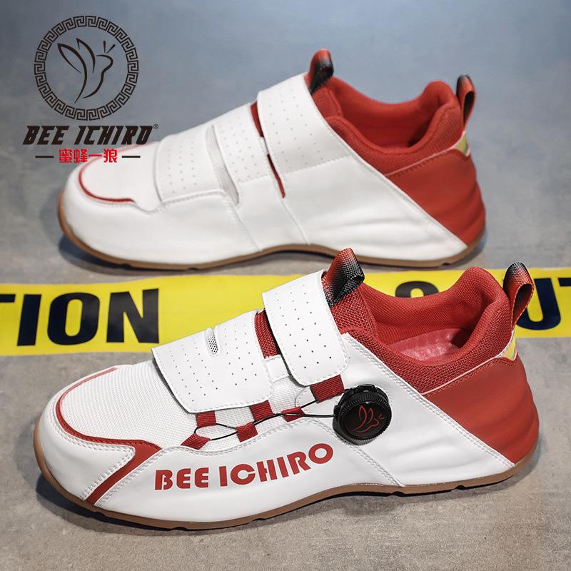 

Men s Shoes Casual Mesh Breathable Bottom Shoes Summer Rotating Buckle Personalized Running Shoes 39