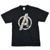 EVERSOUL Marvel Short Sleeve Avengers Captain America Iron Man Hulk Size L T-Shirt, Men's Black, [Used]