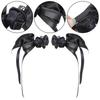 1pair Bowknot Shape Hairpins Hot Girls Rose Ribbon&Bowknot Hair Clip Makeup Hair Clip for Woman Ponytail Hair Clip