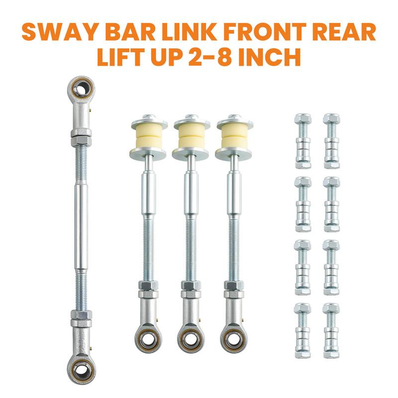 Front Rear Extended Adjustable Sway Bar Link Kit for Nissan Armada Gu Y61 1997-2016 Easy to Replace