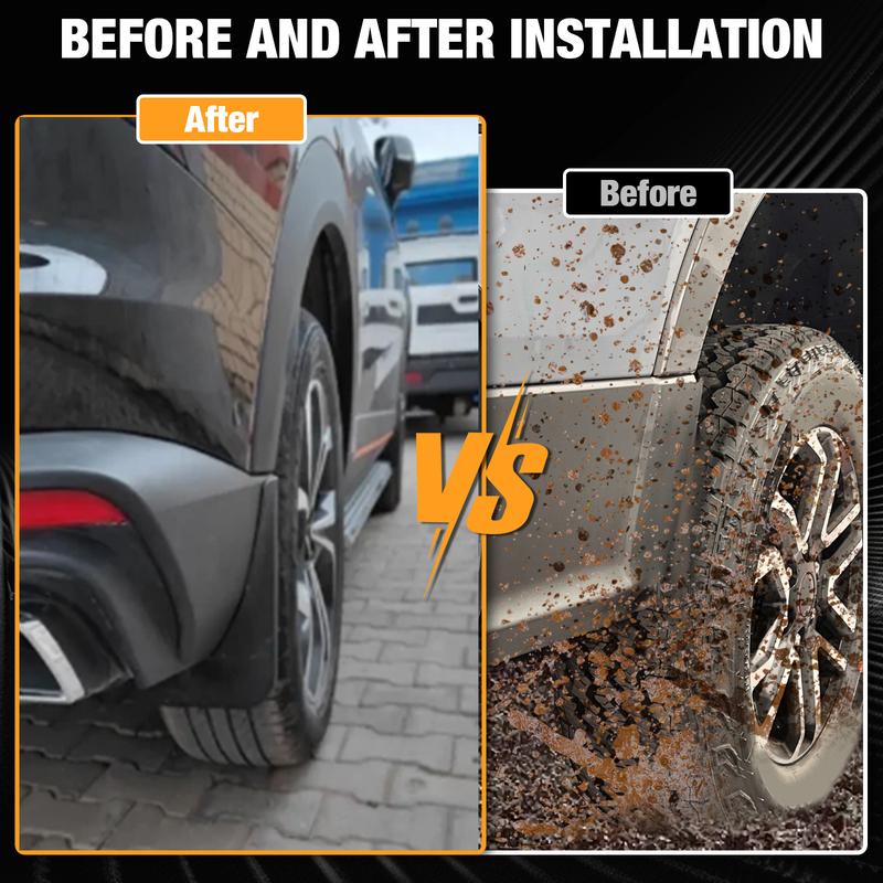 4Pcs For Great Wall Haval F7 Splash Guards mudguards Fenders Mudflaps Mud Flaps Mud Guards Front Rear Car Accessories 2024 2025