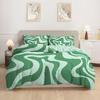 Black Plus White Striped Quen Sized Dimensions Soft Duvet Cover, Stylish Soft Warm Soft Duvet Cover, Suitable For Men Plus Women Bedrom Soft Duvet
