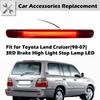 LED Third Tail Brake Light Stop Warning Lamp Rear Trunk Signal Lamp Assembly For Toyota Land Cruiser/Lexus LX470 1998-2007