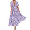 Boho Flowy Women Floral Maxi Bodycon Dress Going Out Slip Picnic Dress