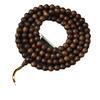 Vietnam Nha Trang Purple Agarwood Unisex Bracelet - Natural Wild Sinkwood Buddhist Prayer Beads, 108 Beads