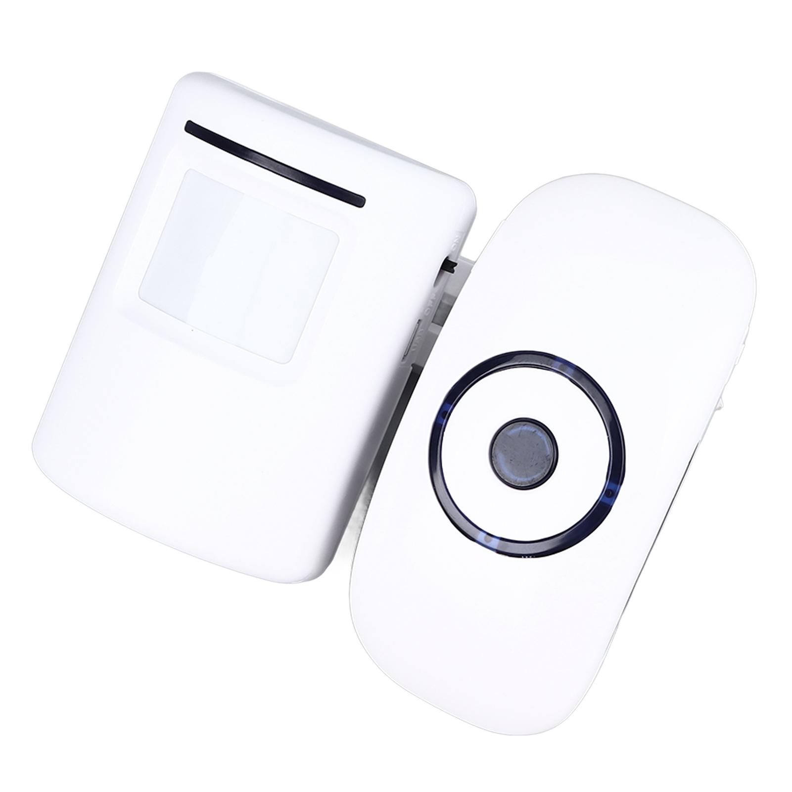 

Motion Sensor Doorbell 36 Ringtones Volume Adjustable Wireless Infrared Body Sensor Door Entry Welcome Bell