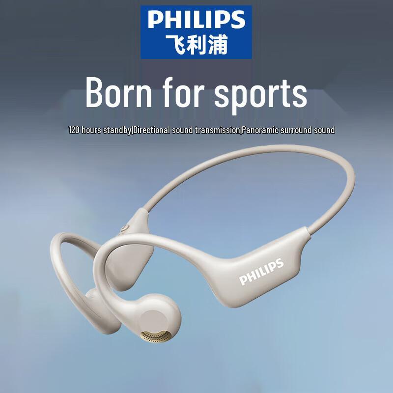 Philips TAA1708 Bone Conduction Open-Ear Sport Bluetooth Earbuds