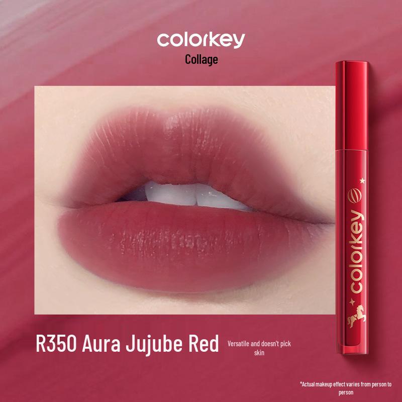 Colorkey Water Mist Lip Glaze: Qixi Capybara Non-Transfer Lipstick for Women