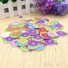 50pcs Lovely Sewing Cartoon Animal Elphant Dog Scrapbooking 2 Holes Wood