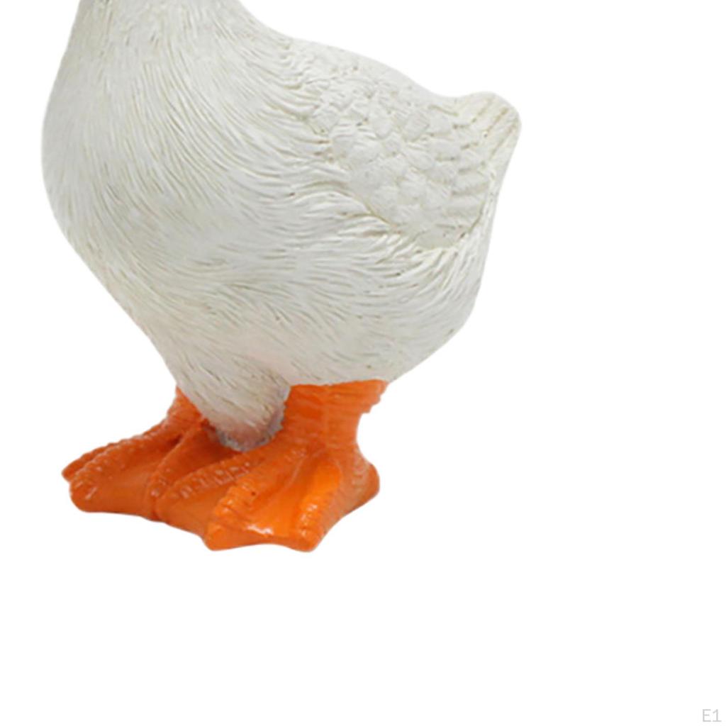 Outdoor Gans Skulptur Harz Garten Statue Hof Kunst Dekor Handwerk Tier