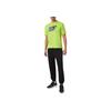 Emporio Armani EA7 SS24 Geometrisches Logo-Print Kurzarm-T-Shirt Herren Oberteile Leuchtendes Grün 3DPT09-PJ02Z-1873