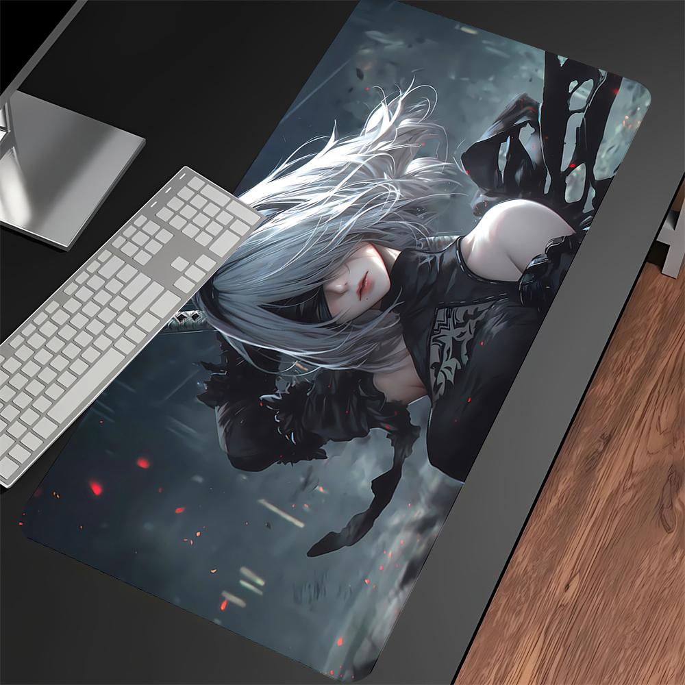 Nier Automata 2b Gaming Mouse Pad Xxl 90x40cm Hd Print NonSlip Rubber Desk Mat For Pc Keyboard Gamer