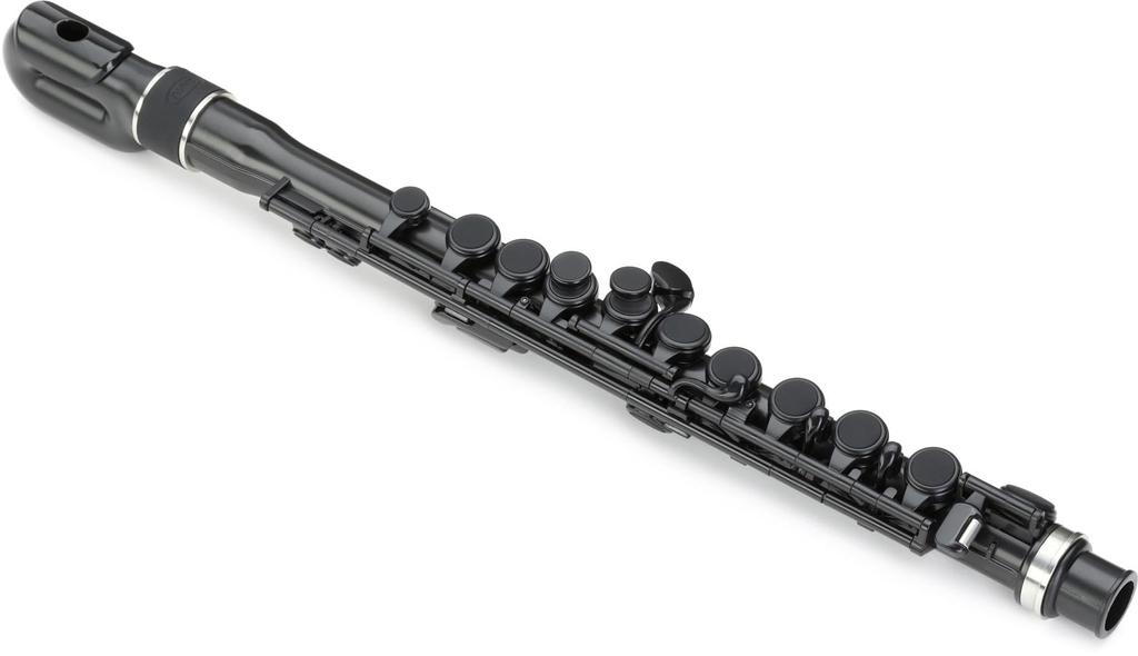 NUVO Plastic Wind Instrument Flute C Key jFlute N220JFBK Exclusive 2.0 J-flute Black/Black [with Semi-hard Case] []