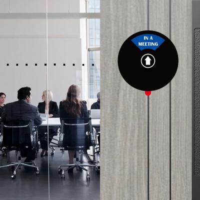 Office Signage Self-adhesive Magnetic Anti-slip Removeable Legible Privacy Sign Do Not Disturb Sign Out of Office Sign Please Knock Sign Conference