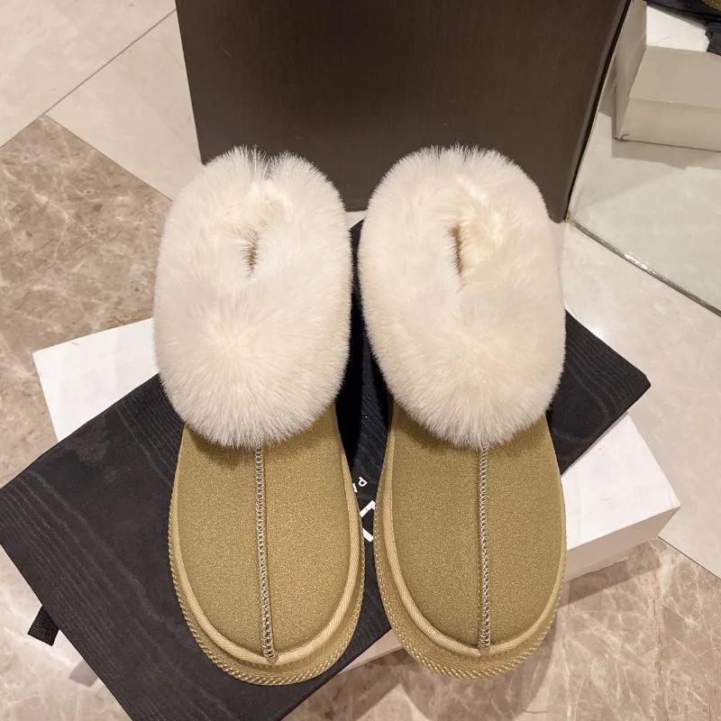 

Мода Новые зимние ботинки 2024 года женские термобелье с плюшевой подкладкой меховые универсальные замшевые низкие ботильоны с круглым носком теплые школьные зимние ботинки 37 армия зеленый