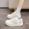 Star board shoes women's niche thick-soled heightening little white shoes 2025 new spring and autumn student versatile casual bread shoes