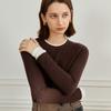 Waiwaiaiem Yy_Cable Pullover Knitted Top_Brown