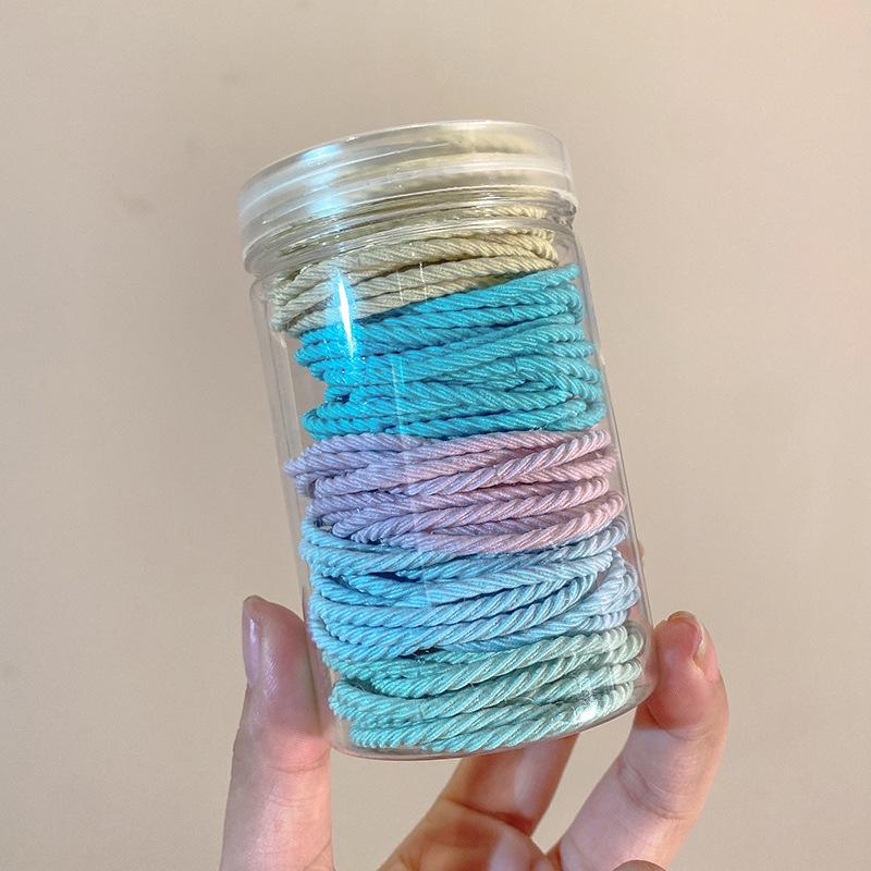 Élastiques à cheveux coréens sans coutures et très élastiques - Livraison gratuite