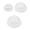 10Pcs 9/12/16cm Hemisphere Dome Covers Globe Half Round Clear Bottle Dust-proof Protective Cover DIY Making Handicraft Transparent PVC Plastic
