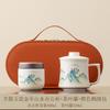 Creative new personal teacup, household tea separation office cup, Chinese style with lid, one person drinking tea cup
