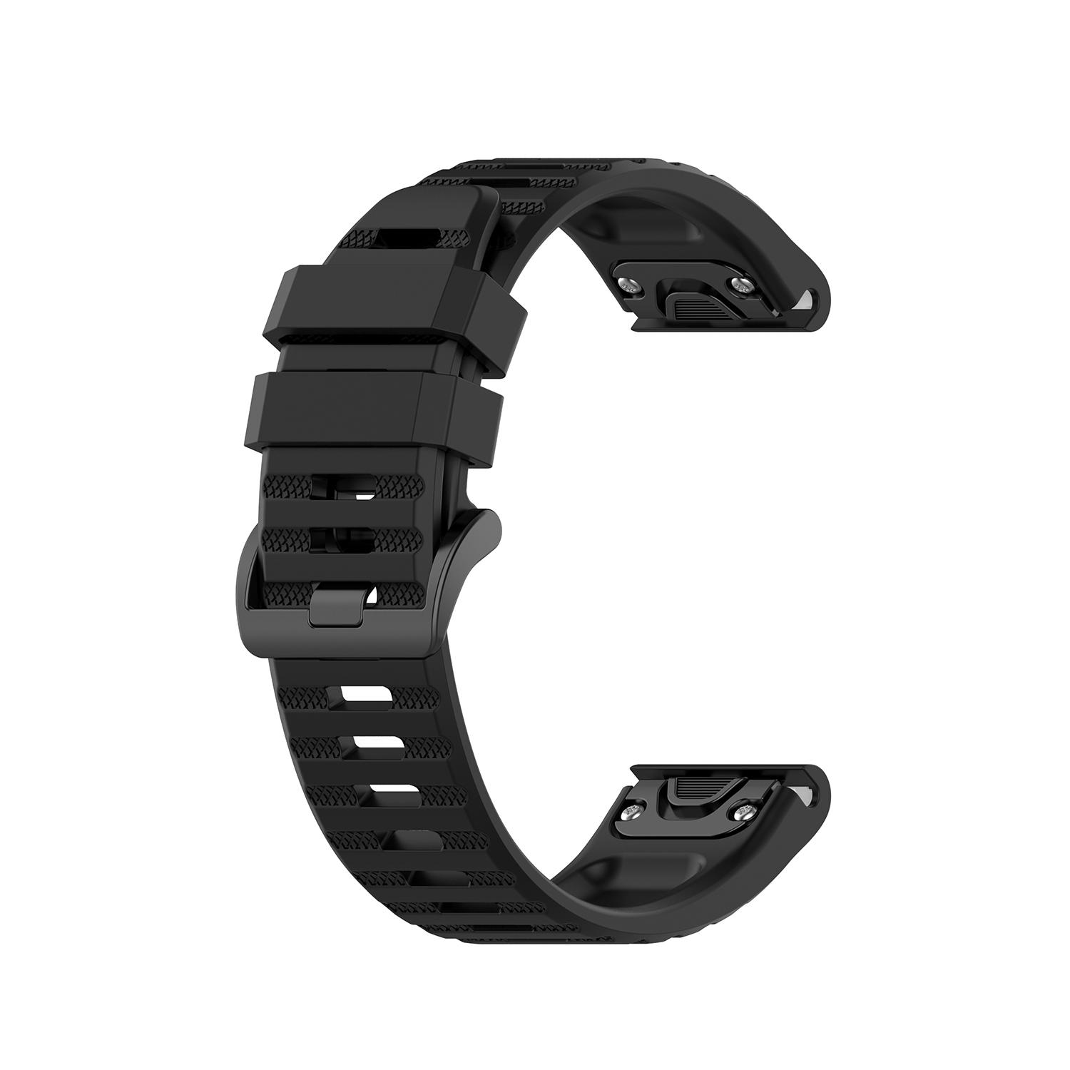 

Rubber Smart Watch Replacement Band [22mm Width] for Garmin Fenix 6/5 Beige