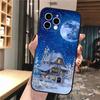 Winter Light Snow Art Phone Case Cover Coque For Iphone Xiaomi Mi Samsung Galaxy Redmi Note A S 11 12 13 14 15 22 23 24 5G Pro Plus Max Fe Ultra