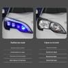 Fits 2016-2019 Peugeot 4008/5008 headlights with crystal lenses and LED sequential turn signals.