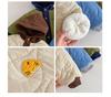 2025 Winter Boys' Hooded Cotton Jacket: Thick, Patchwork Korean Style for Kids