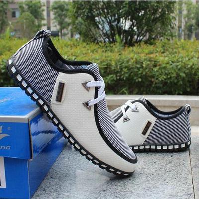 Spring Breathable Doug Men Loafers Casual Shoes Increased Within Flats the British Fashion Lace Up Male Shoe Human 2024