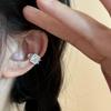 Bling Zirconia Square No-Piercing Ear Clip - Painless, Colorfast, Light Luxury Earring