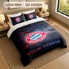 Bedding Set 1 Duvet Cover 2 Pillowcases Bayern Munich Print Soft Bed Linen Bedroom Decor
