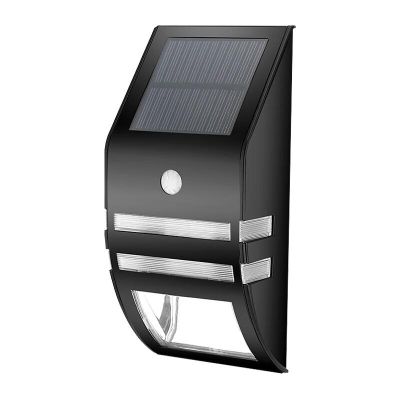 Solar Powered Stainless Steel Motion Sensor Outdoor Wall Lamp