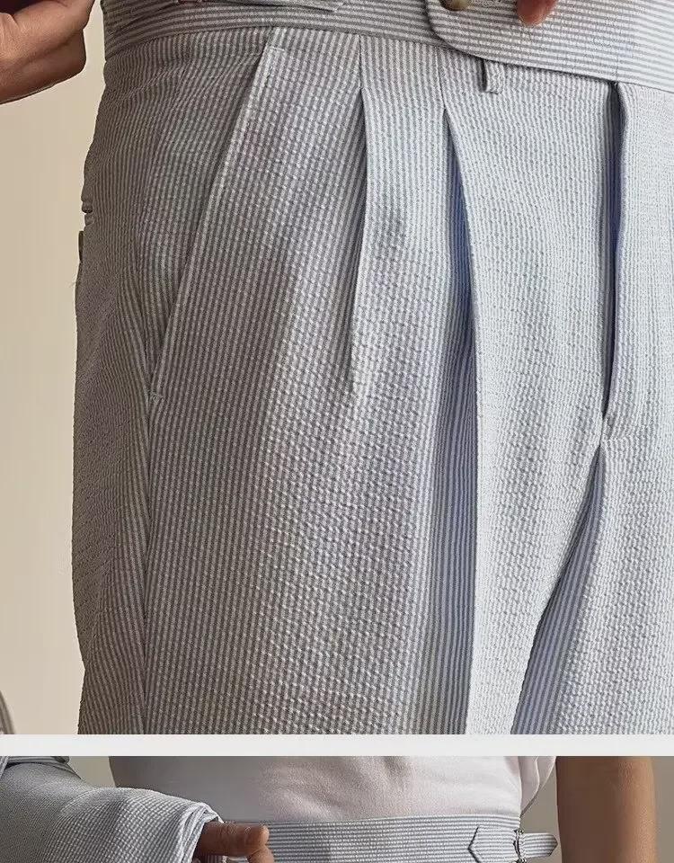 High-Quality Men's Slim Fit Harem Suit Pants for Spring, Summer, and Autumn