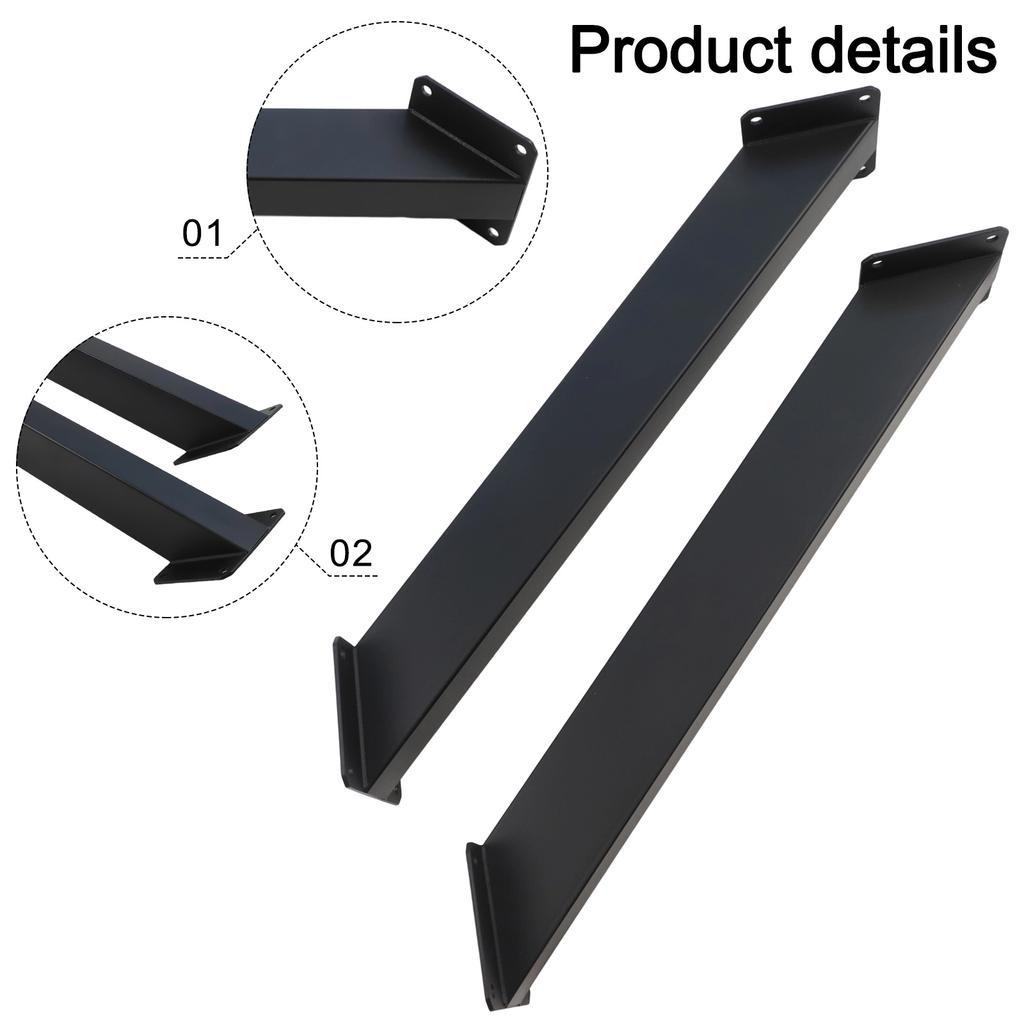 Som visat 45-graders vinkelbeslag Komplett paket med skruvar inkluderade Vinkelstöd DIY-fäste Kit Enkel installationsdesign