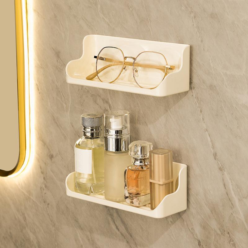 

Пластиковый стеллаж для хранения, настенный, без следов, для хранения очков, ящик для хранения