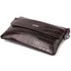 Clutch elegant pentru barbati din piele naturala texturata CANPELLINI 21547 Maro