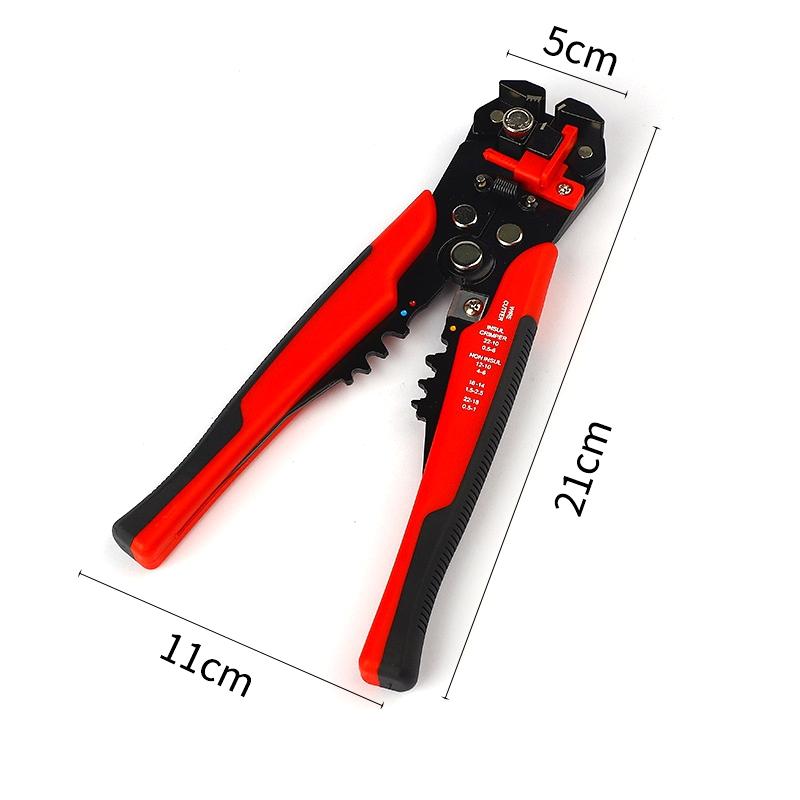 1PCS Reset Spring Cable Crimper Convenient Cutters Practical Tool Carbon Steel Portable Multifunctional Duckbill Wire Strippers